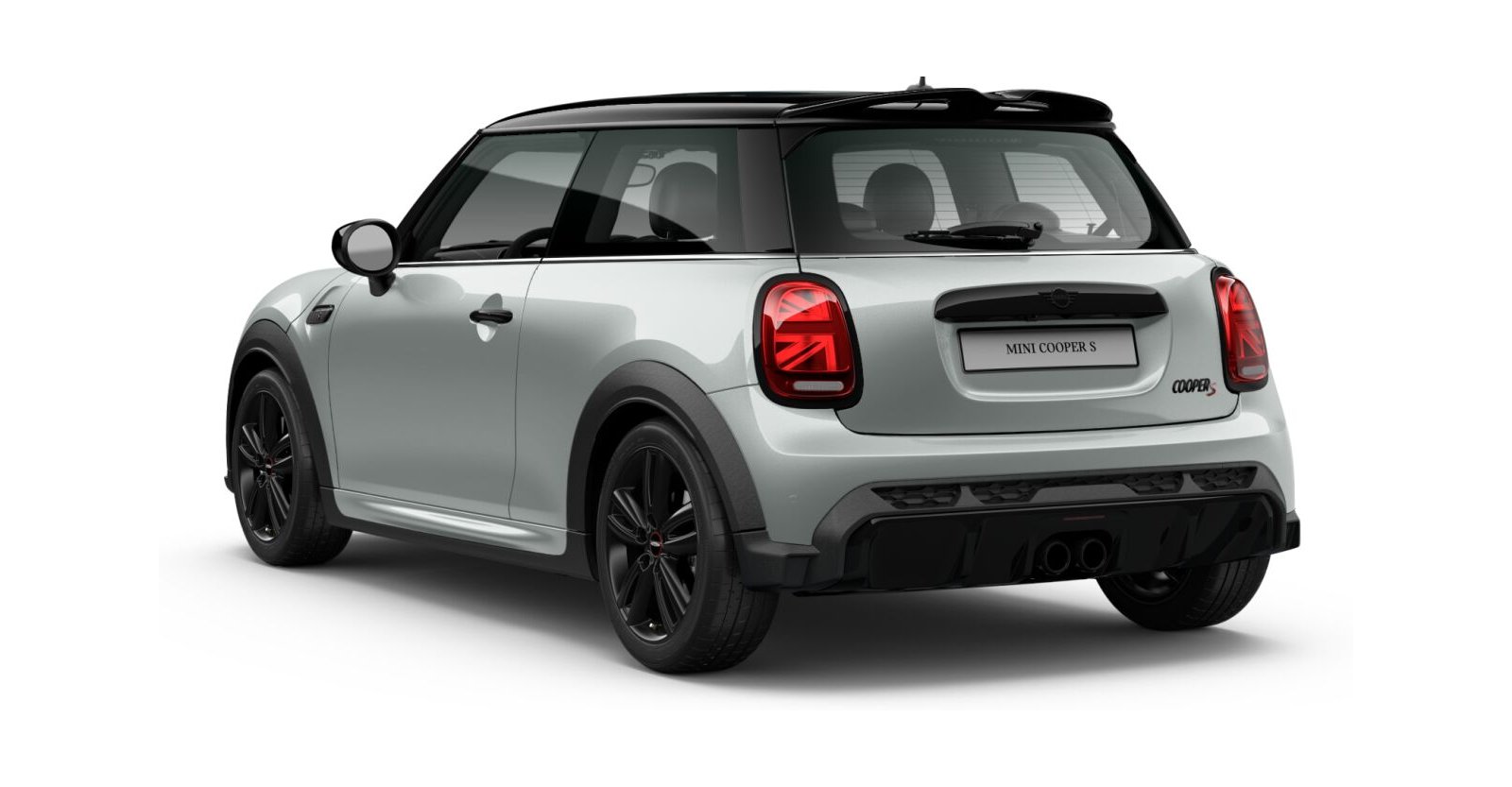 MINI MINI 3-Türer in Silber von hinten MINI MINI 3-Türer in Silber von hinten