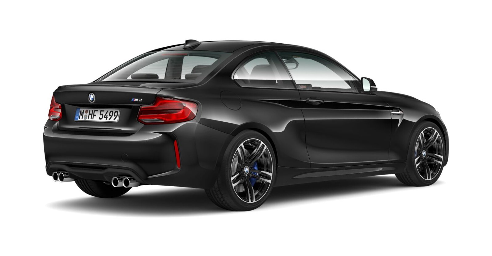 BMW BMW M in Schwarz von hinten BMW BMW M in Schwarz von hinten