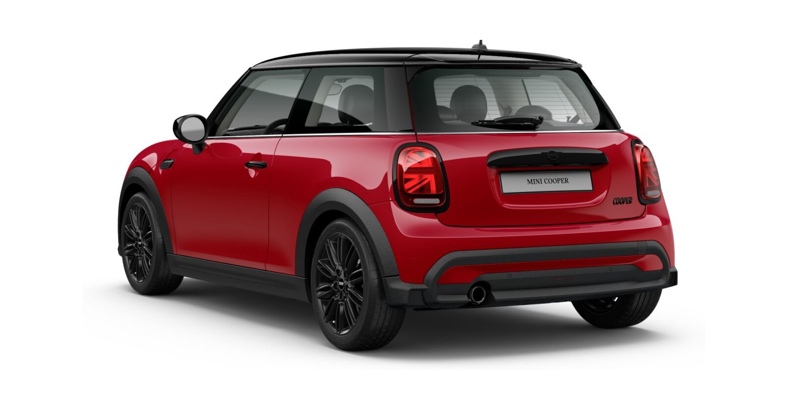 MINI MINI 3-Türer in Rot von hinten MINI MINI 3-Türer in Rot von hinten