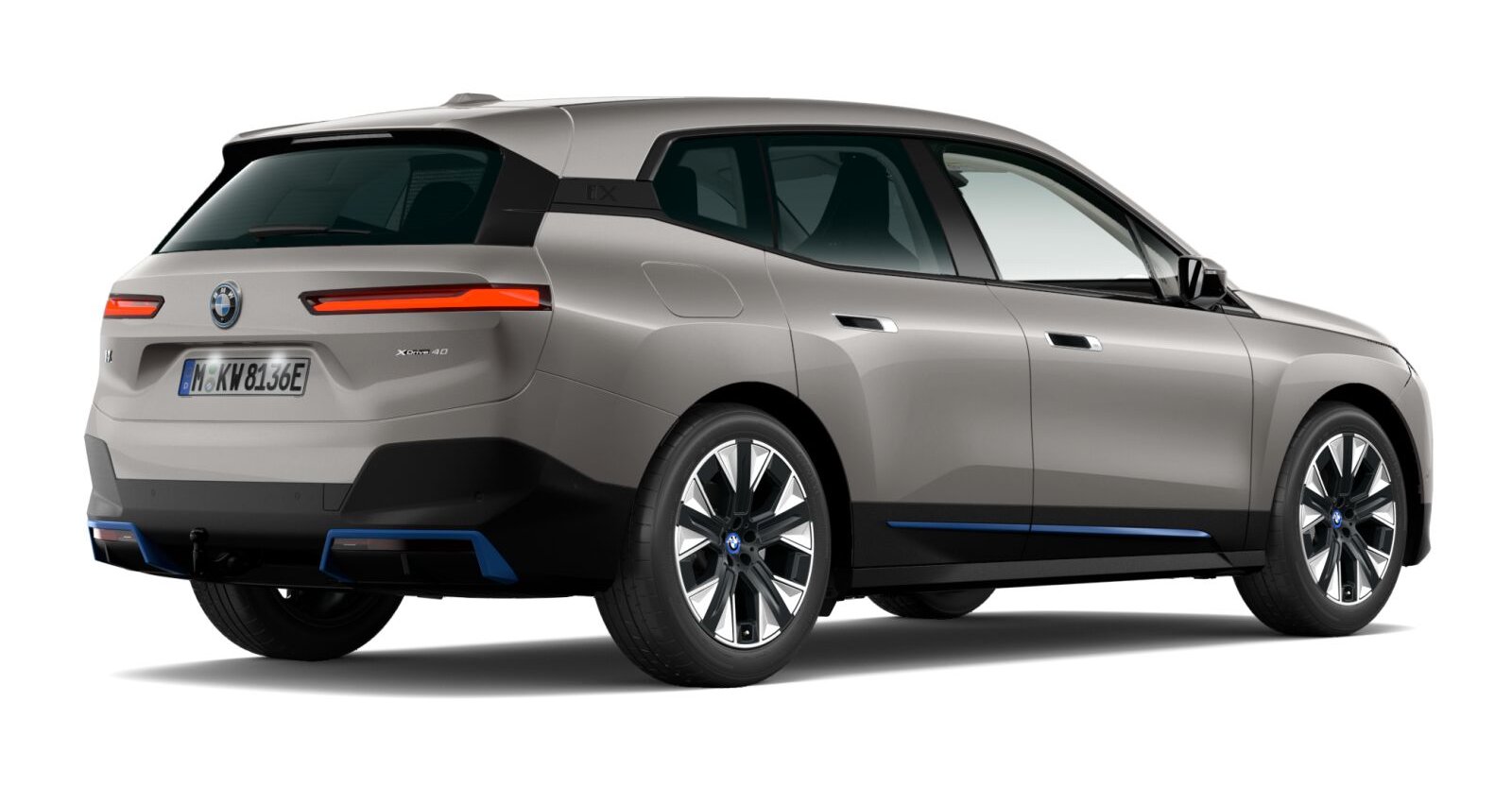 BMW BMW I in Grau von hinten