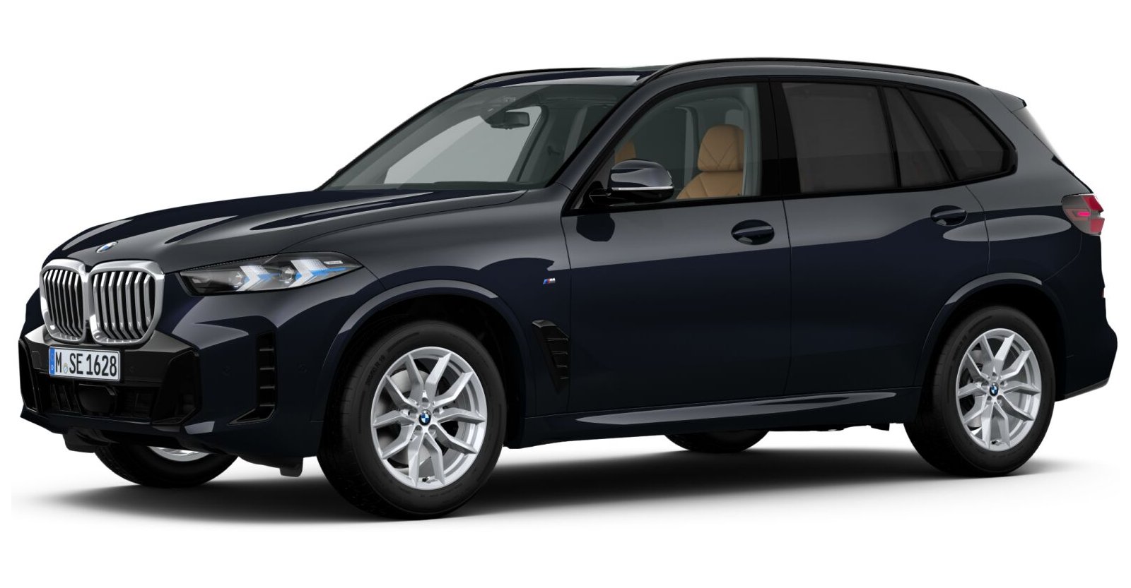 BMW X5 xDrive30d in Schwarz von vorne