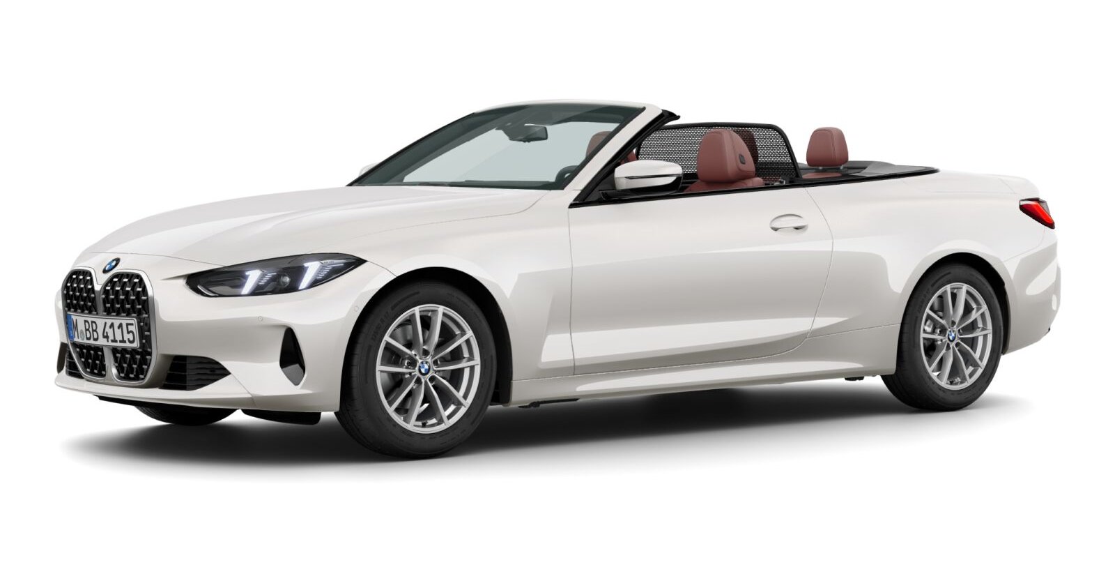BMW BMW 4er in Weiß von vorne BMW BMW 4er in Weiß von vorne