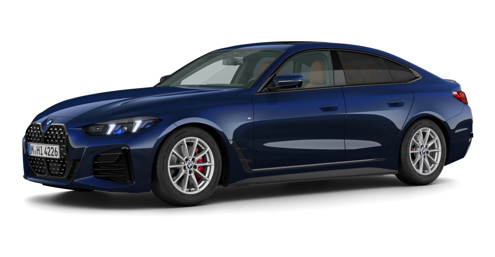 BMW BMW 4er in Blau von vorne BMW BMW 4er in Blau von vorne