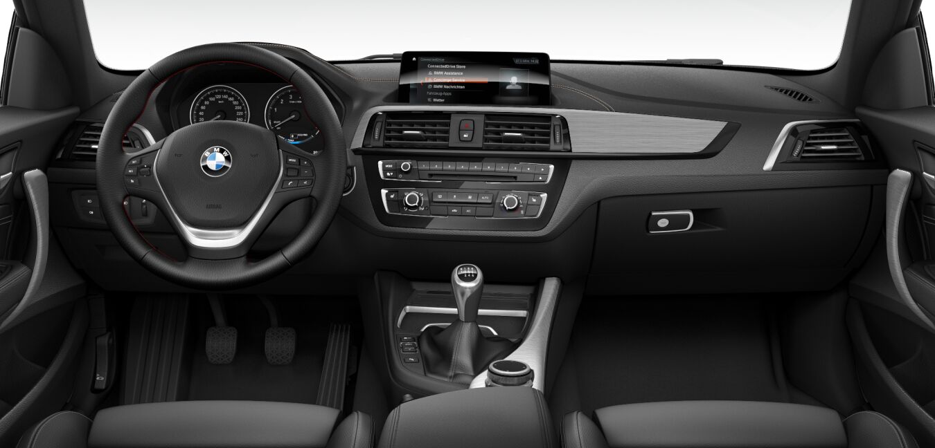 BMW BMW 2er im Innenraum von vorne