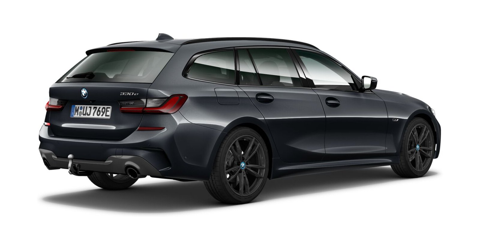 BMW BMW 3er in Grau von hinten