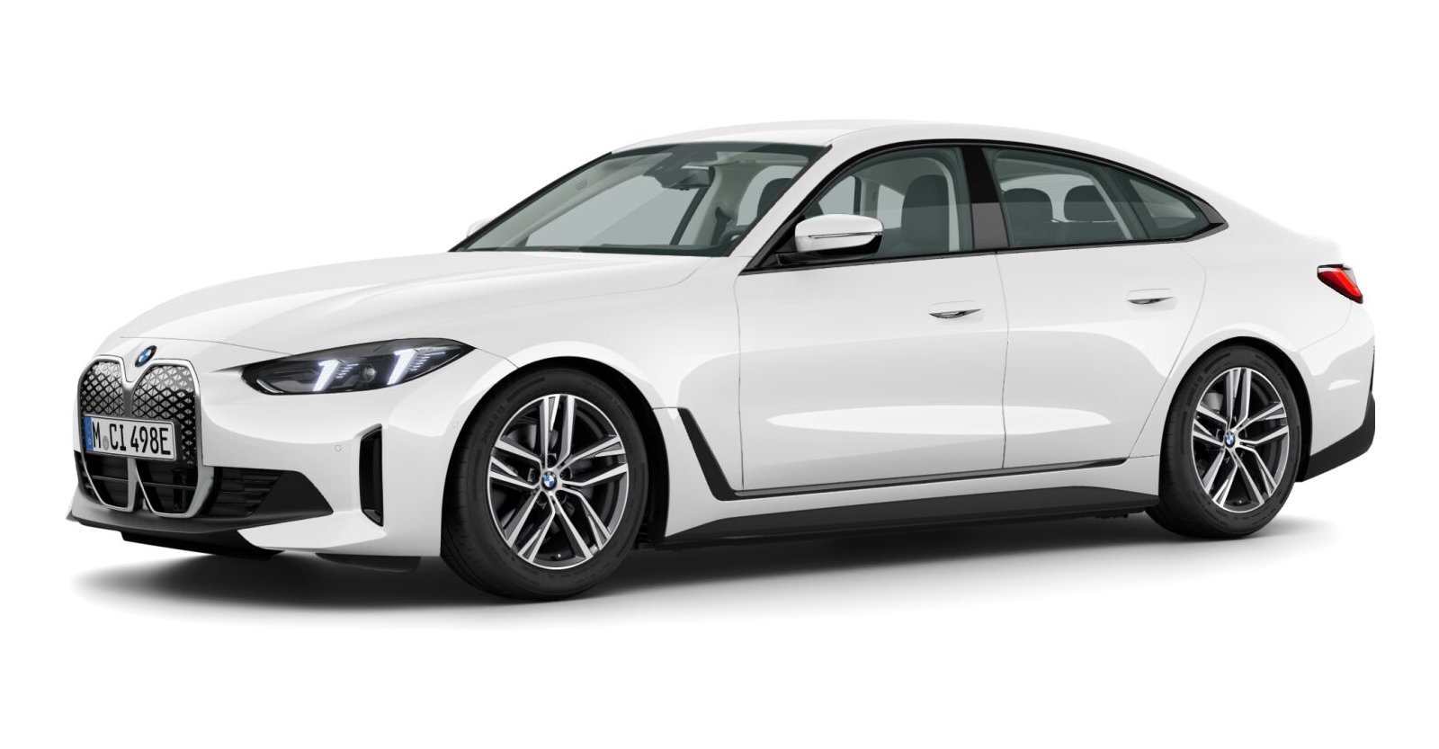 BMW BMW I in Weiß von vorne BMW BMW I in Weiß von vorne