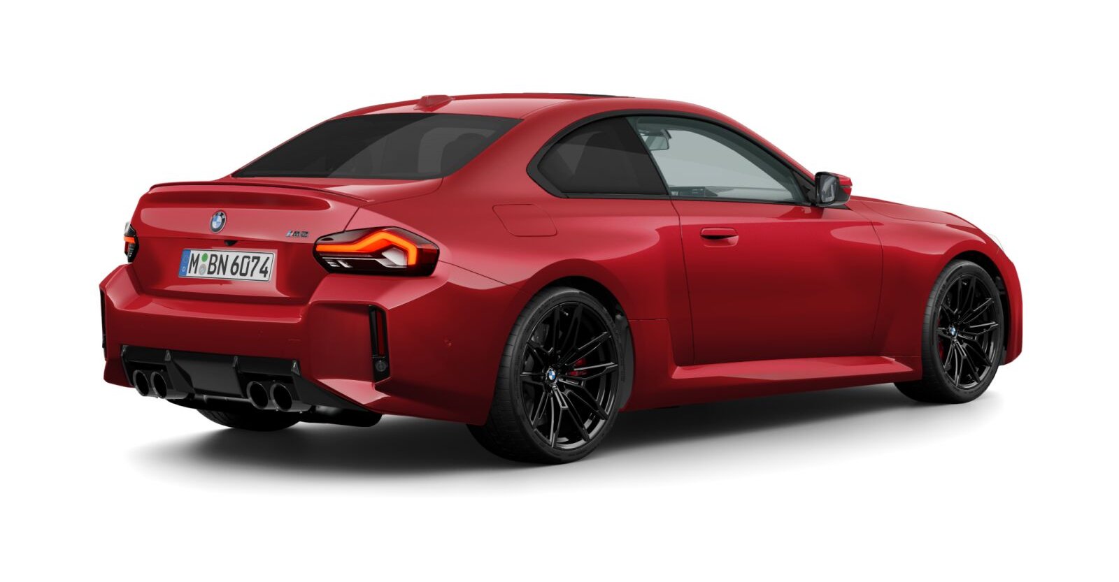 BMW BMW M in Rot von hinten