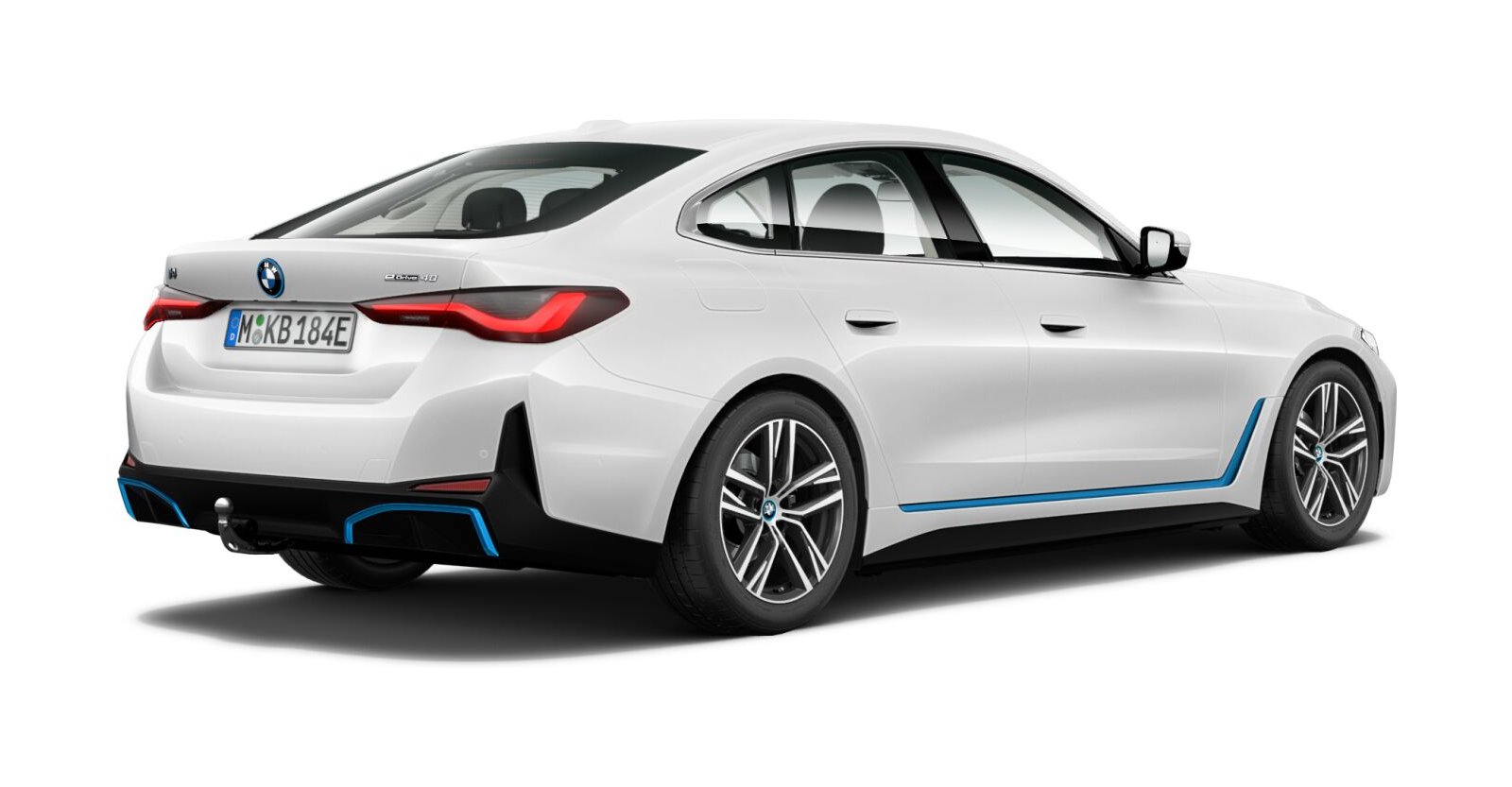 BMW BMW I in Weiß von hinten