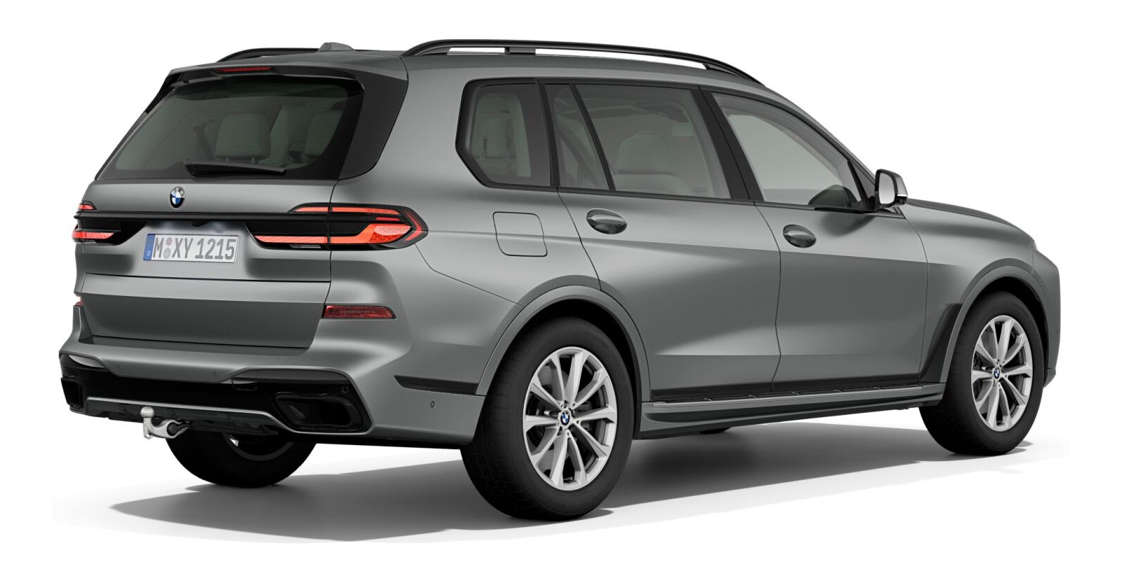 BMW BMW X in Grau von hinten