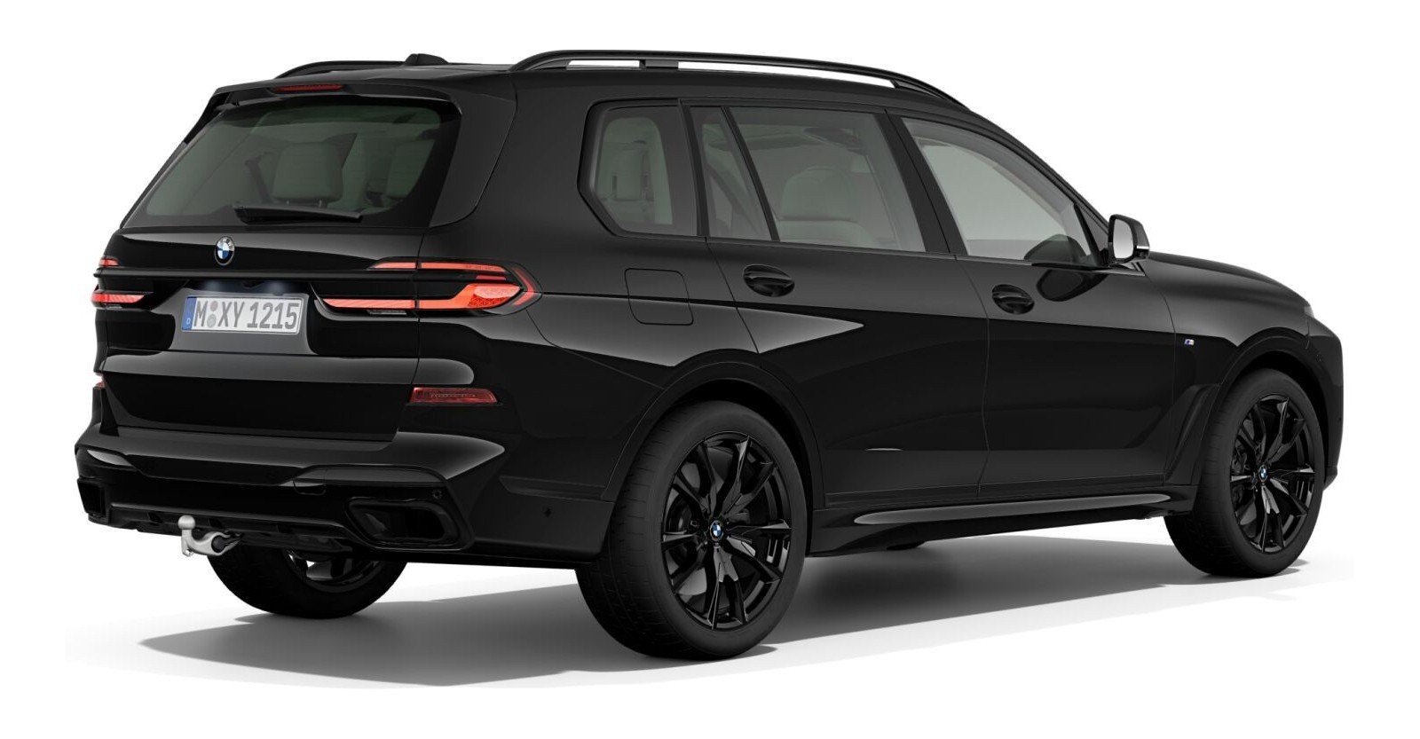 BMW BMW X in Schwarz von hinten BMW BMW X in Schwarz von hinten