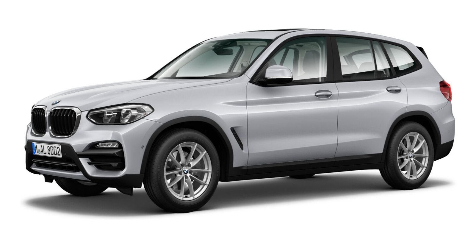 BMW BMW X in Silber von vorne BMW BMW X in Silber von vorne