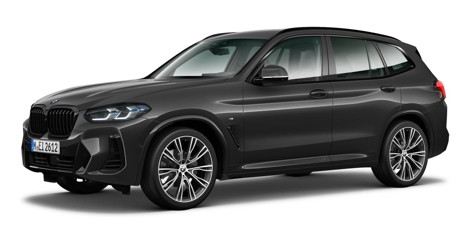 BMW X3 xDrive 30d in Grau von vorne