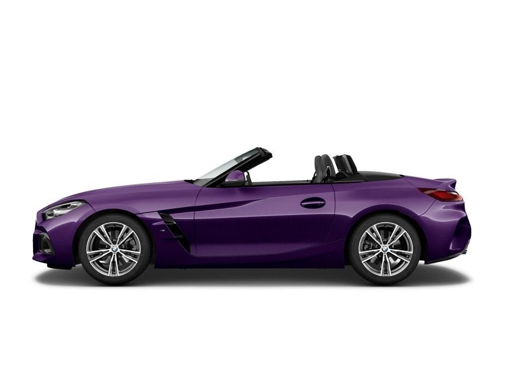 BMW Z4 sDrive20i von vorne in Lila