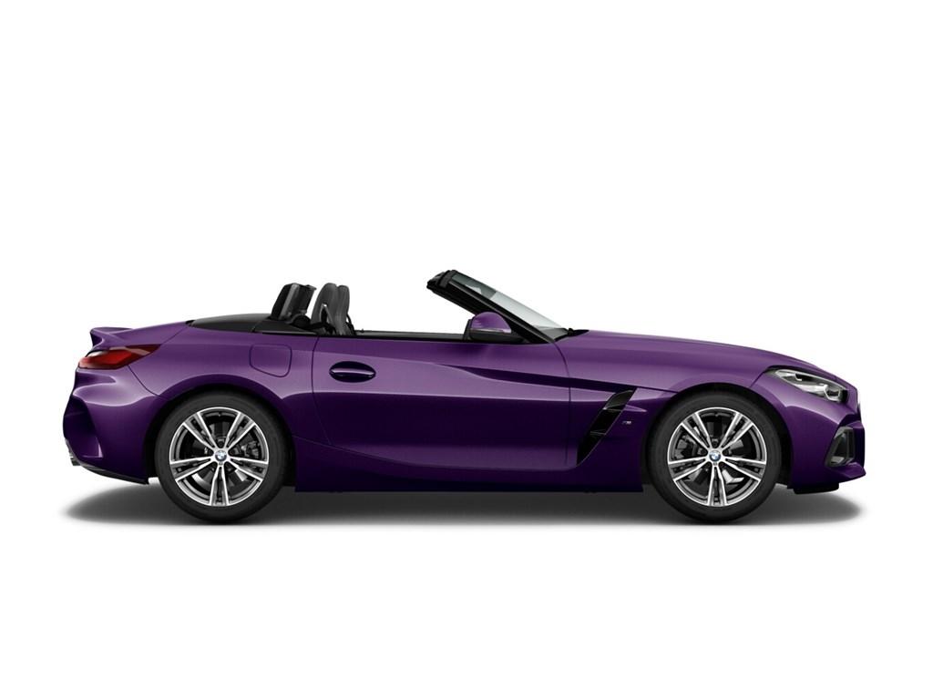 BMW Z4 sDrive20i von vorne in Lila