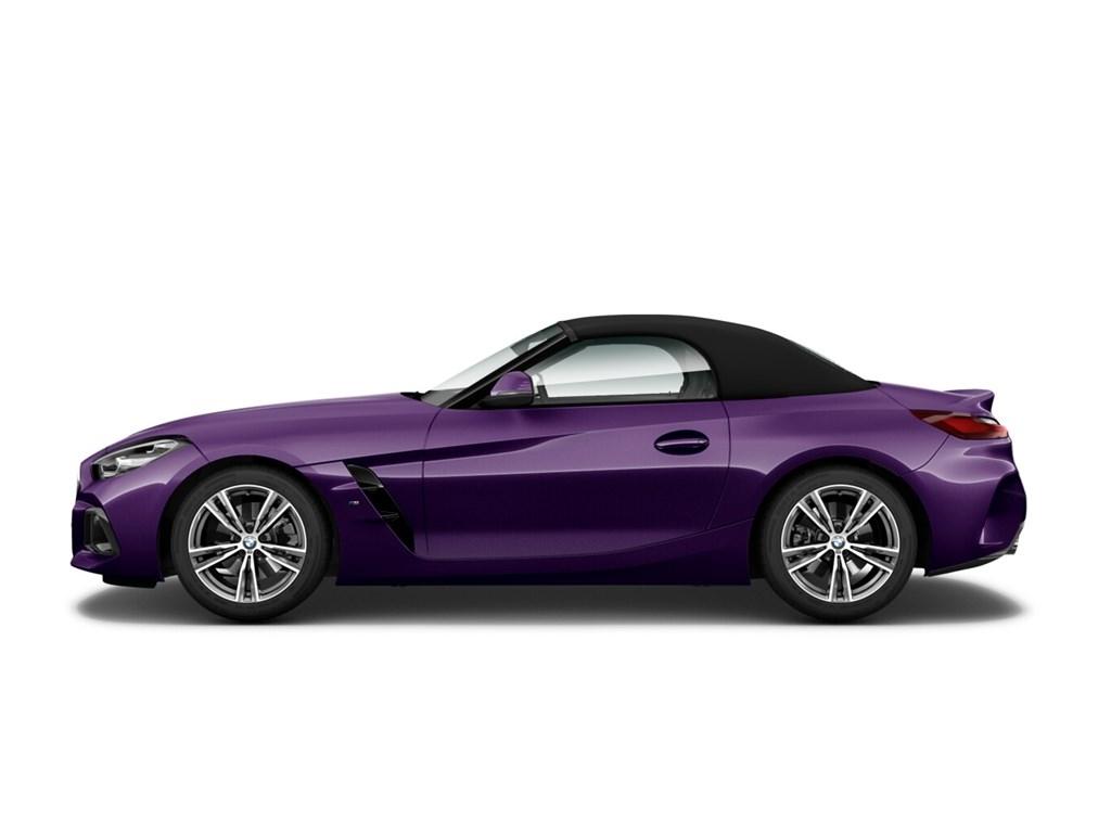 BMW Z4 sDrive20i von vorne in Lila
