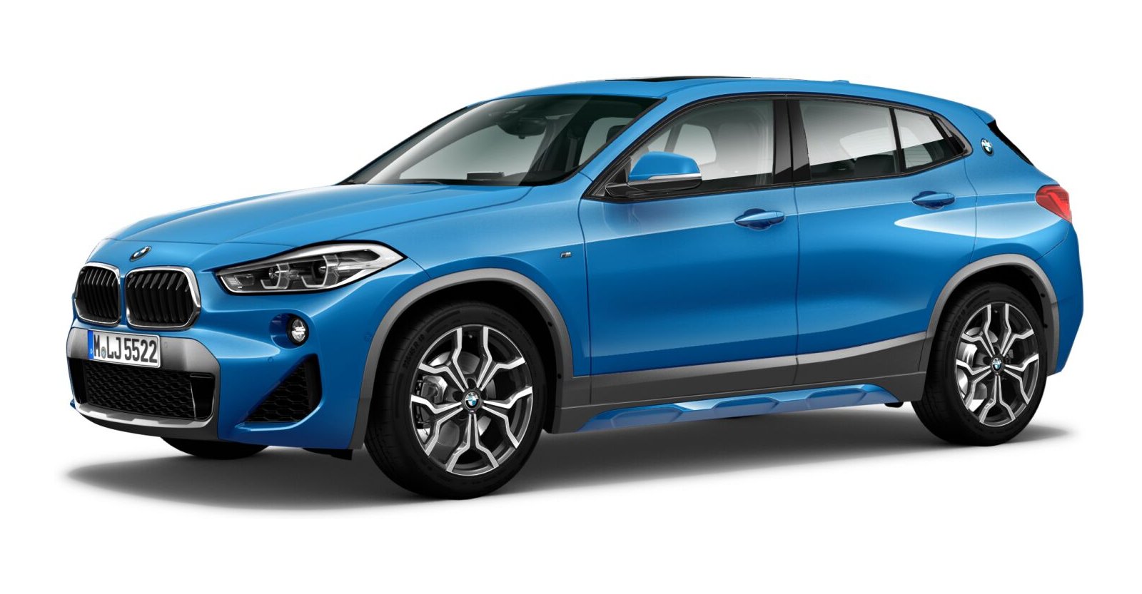 BMW BMW X in Blau von vorne