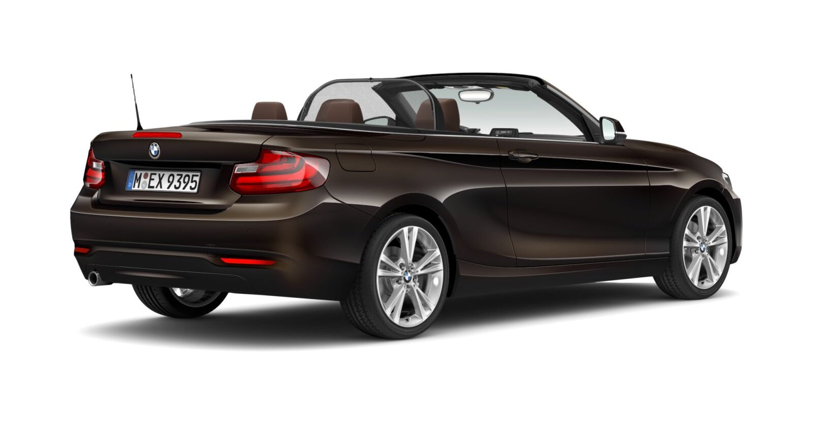 BMW BMW 2er in Braun von hinten