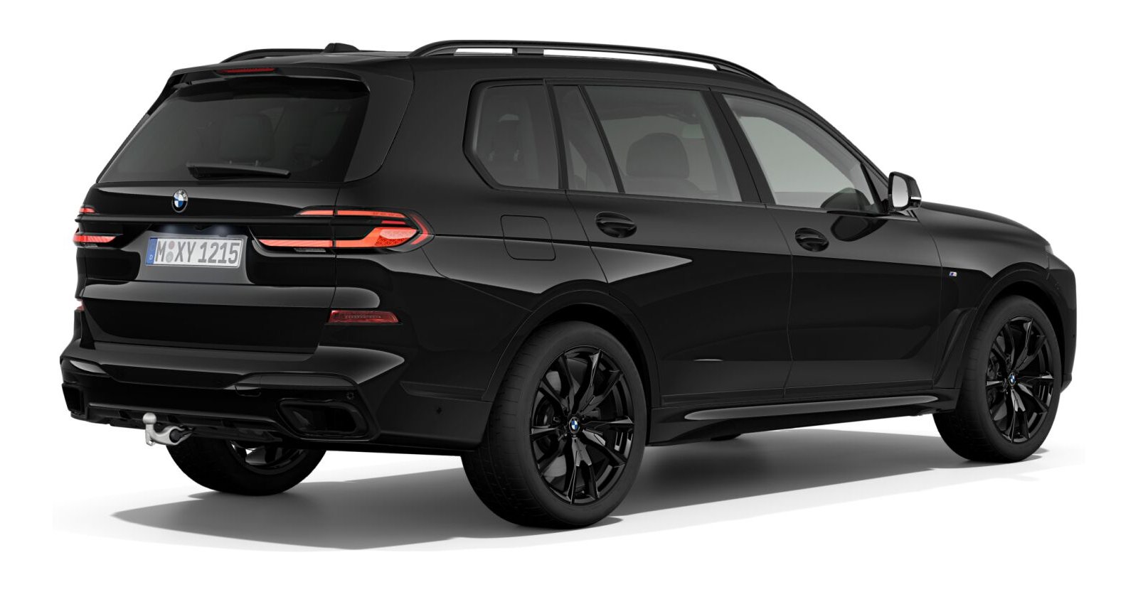 BMW BMW X in Schwarz von hinten BMW BMW X in Schwarz von hinten