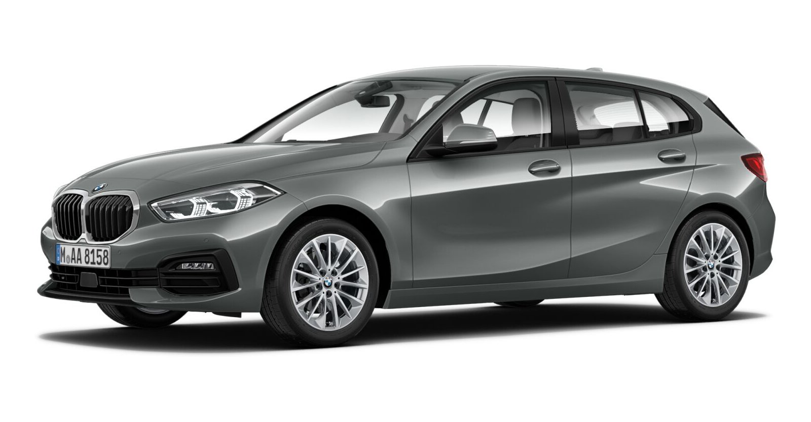 BMW BMW 1er in Grau von vorne BMW BMW 1er in Grau von vorne