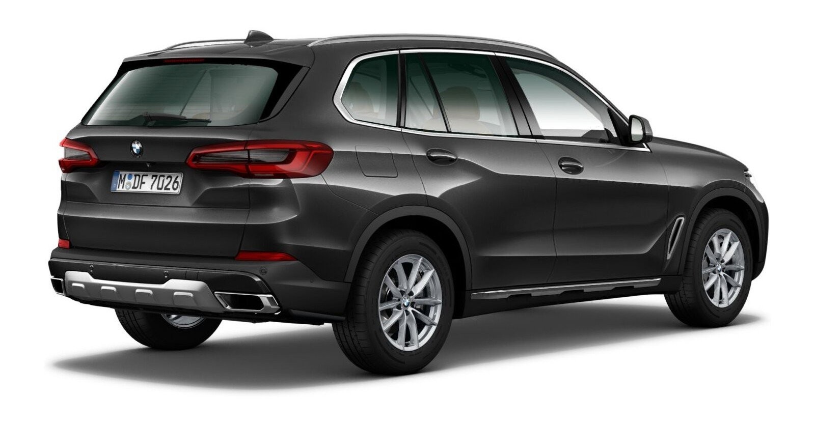 BMW BMW X in Grau von hinten BMW BMW X in Grau von hinten