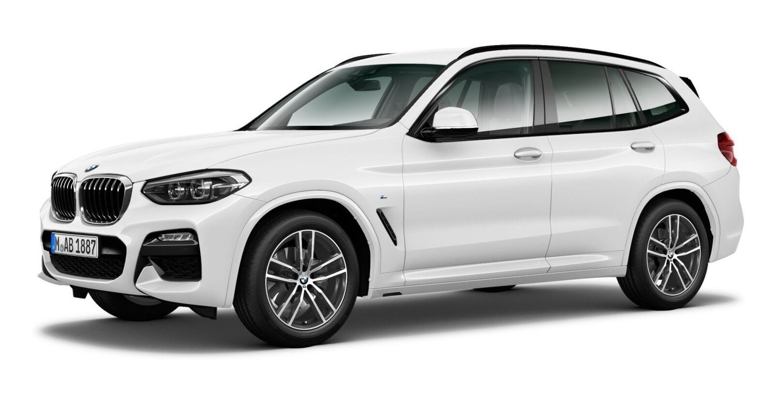 BMW BMW X in Weiß von vorne BMW BMW X in Weiß von vorne