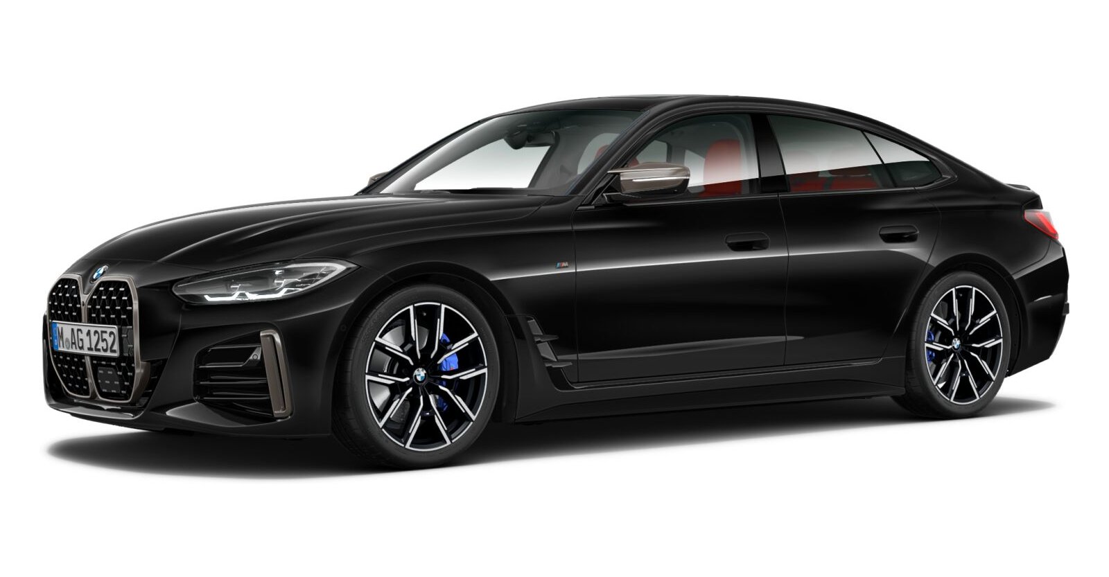 BMW BMW 4er in Schwarz von vorne BMW BMW 4er in Schwarz von vorne