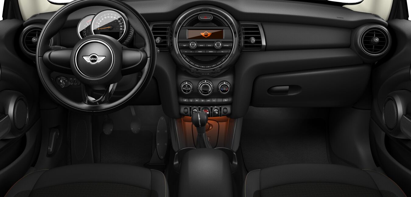 MINI MINI 3-Türer im Innenraum von vorne
