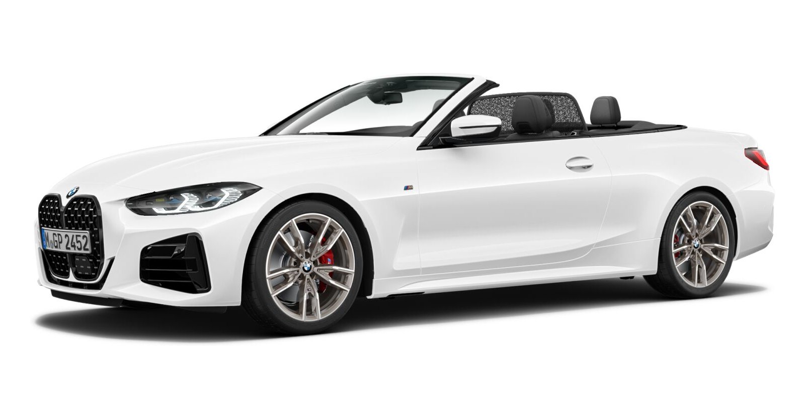 BMW BMW 4er in Weiß von vorne