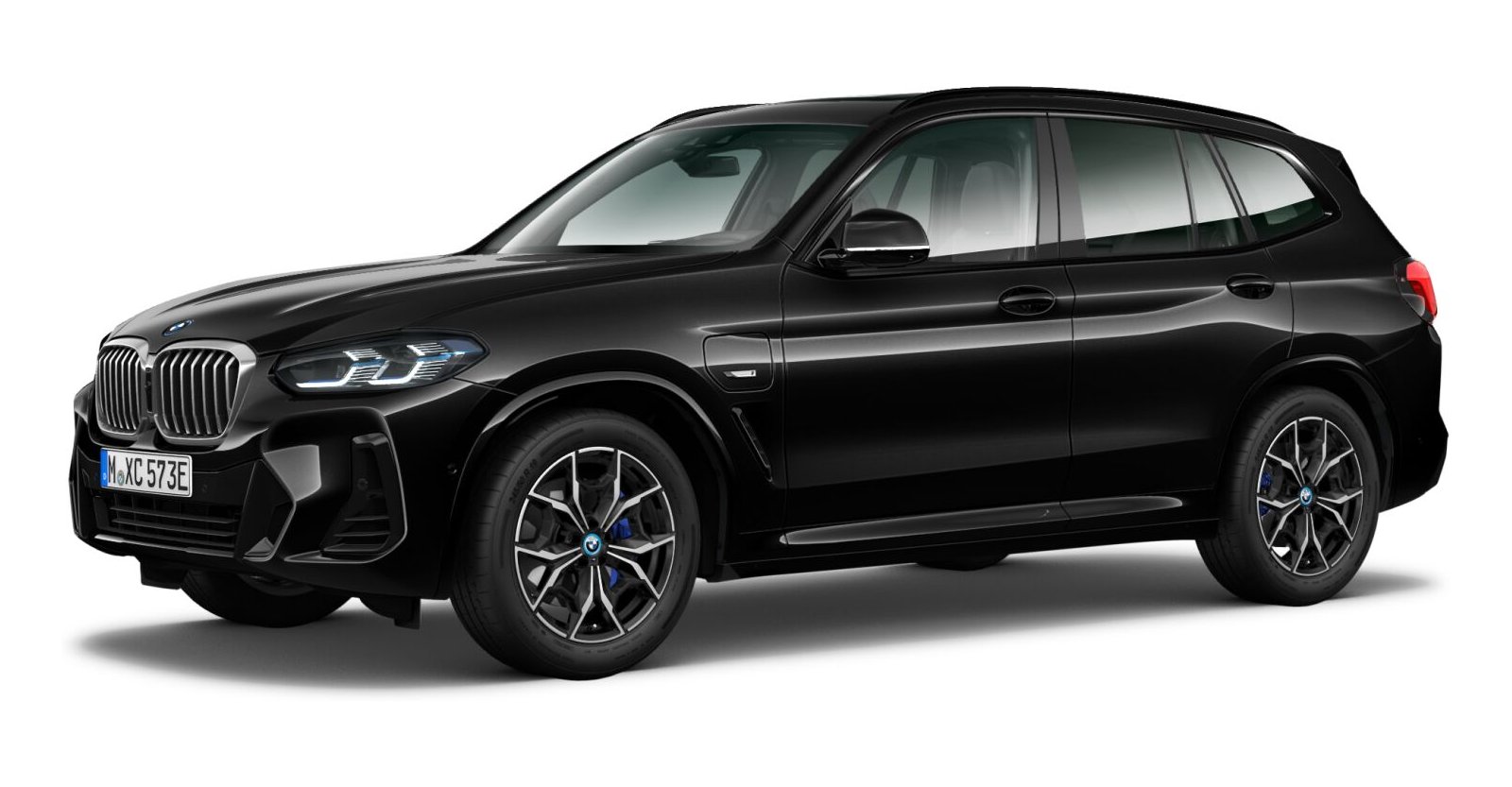 BMW BMW X in Schwarz von vorne