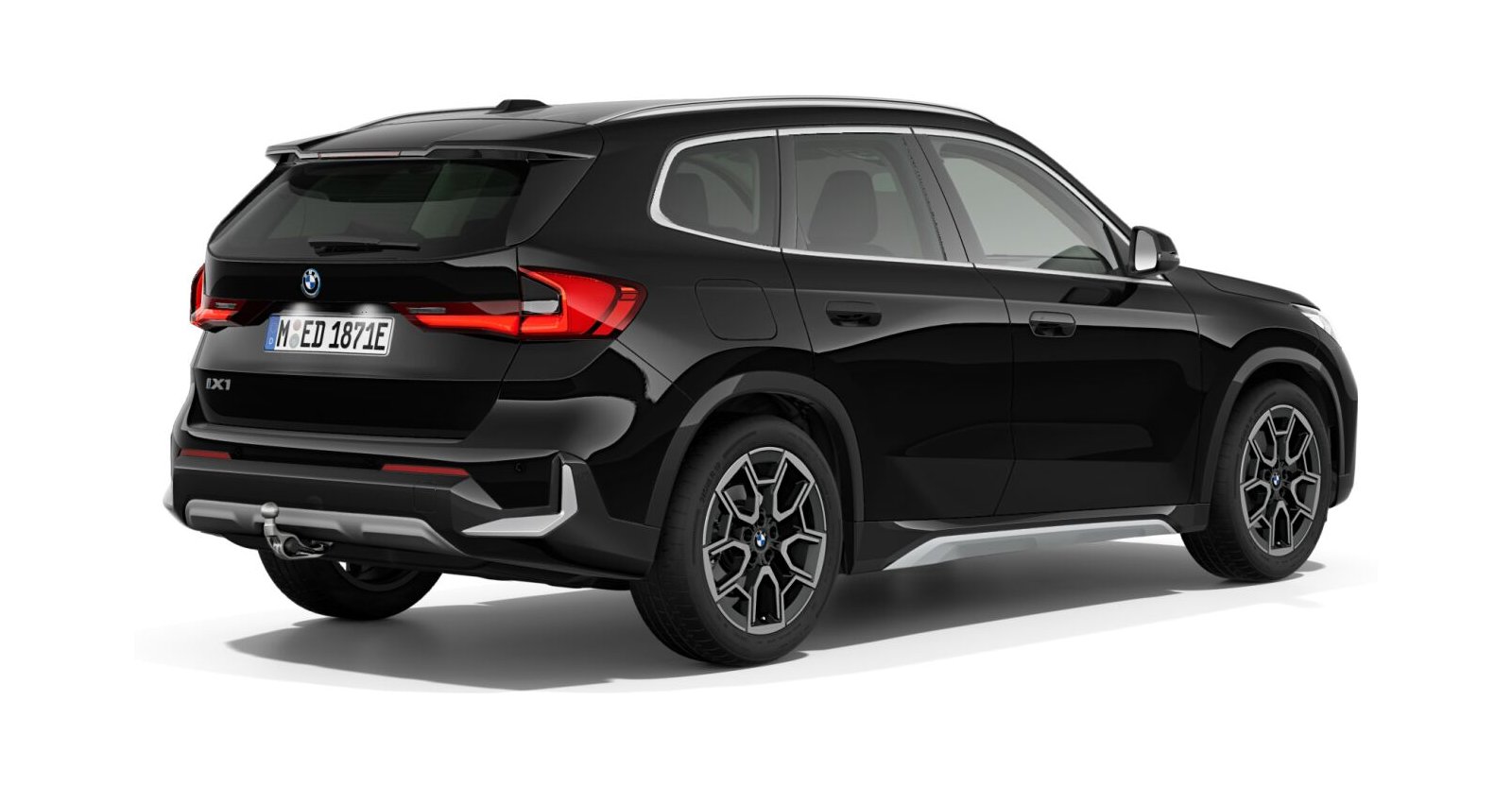 BMW BMW I in Schwarz von hinten