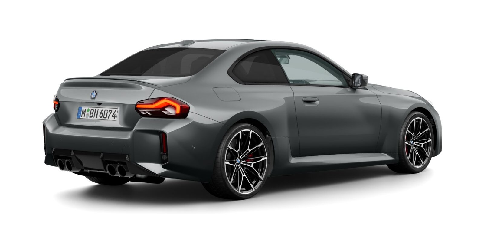 BMW BMW M in Grau von hinten