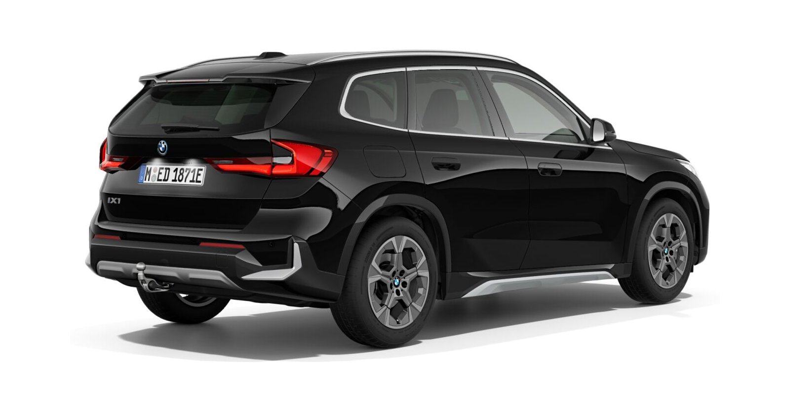 BMW BMW I in Schwarz von hinten