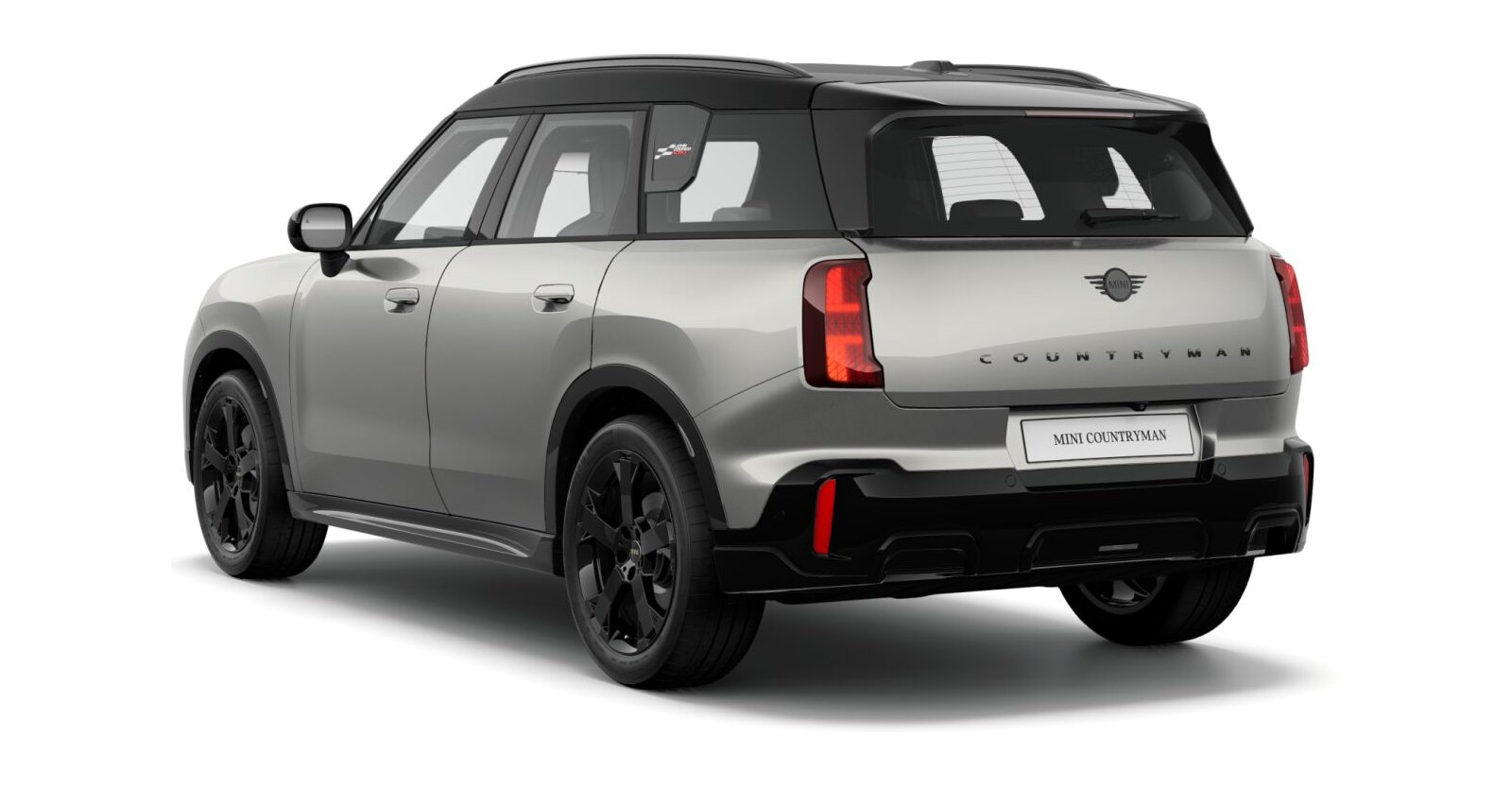 MINI MINI Countryman in Silber von hinten