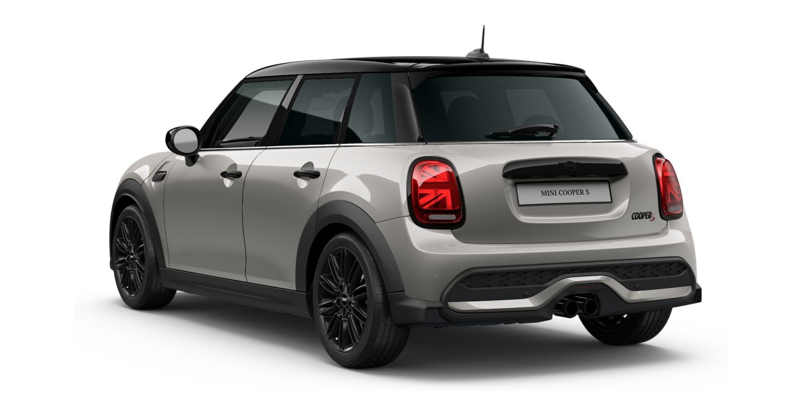 MINI MINI 5-Türer in Silber von hinten