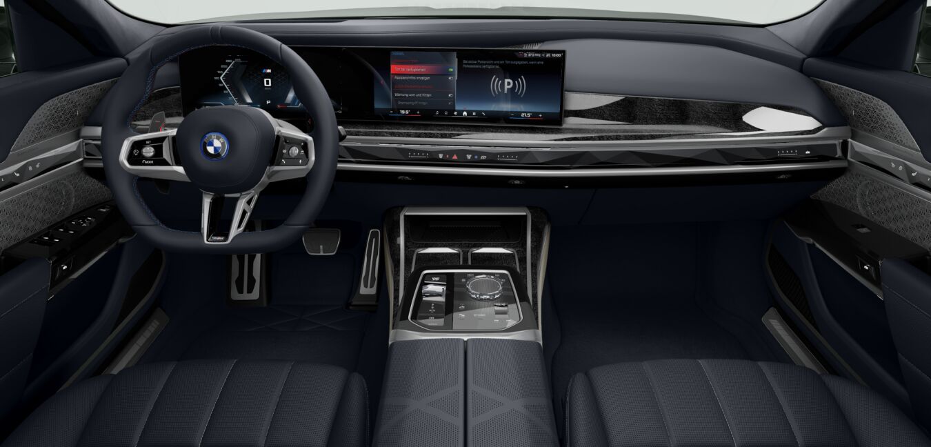 BMW BMW 7er im Innenraum von vorne