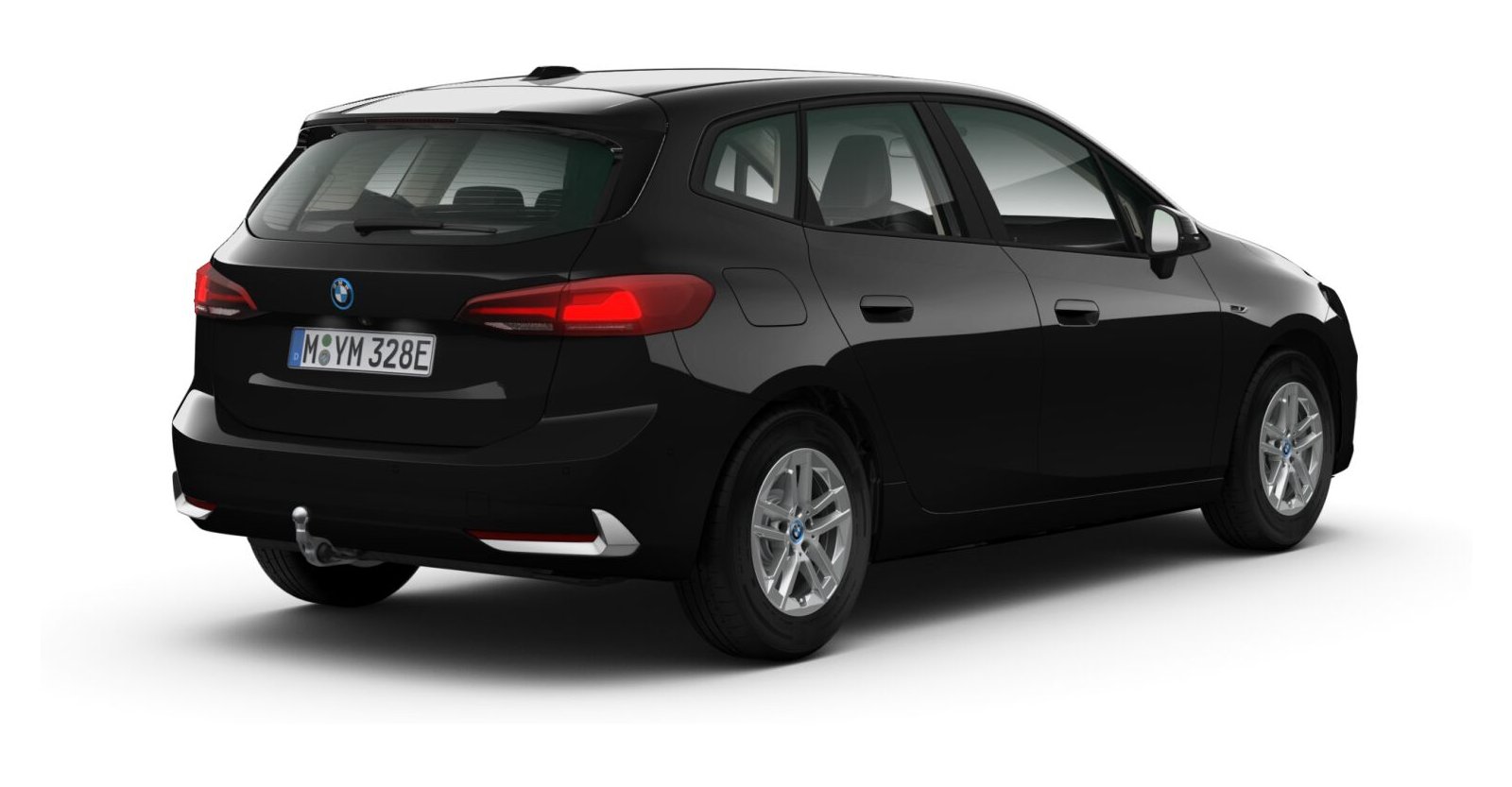 BMW BMW 2er in Schwarz von hinten