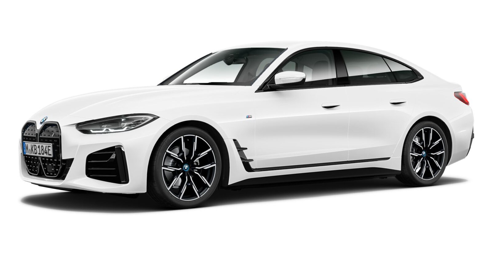BMW BMW I in Weiß von vorne BMW BMW I in Weiß von vorne