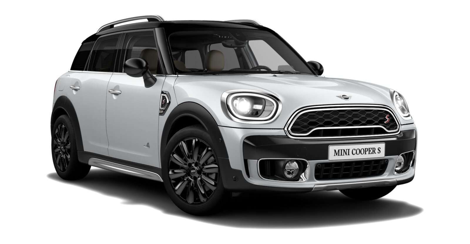 MINI MINI Countryman in Weiß von vorne
