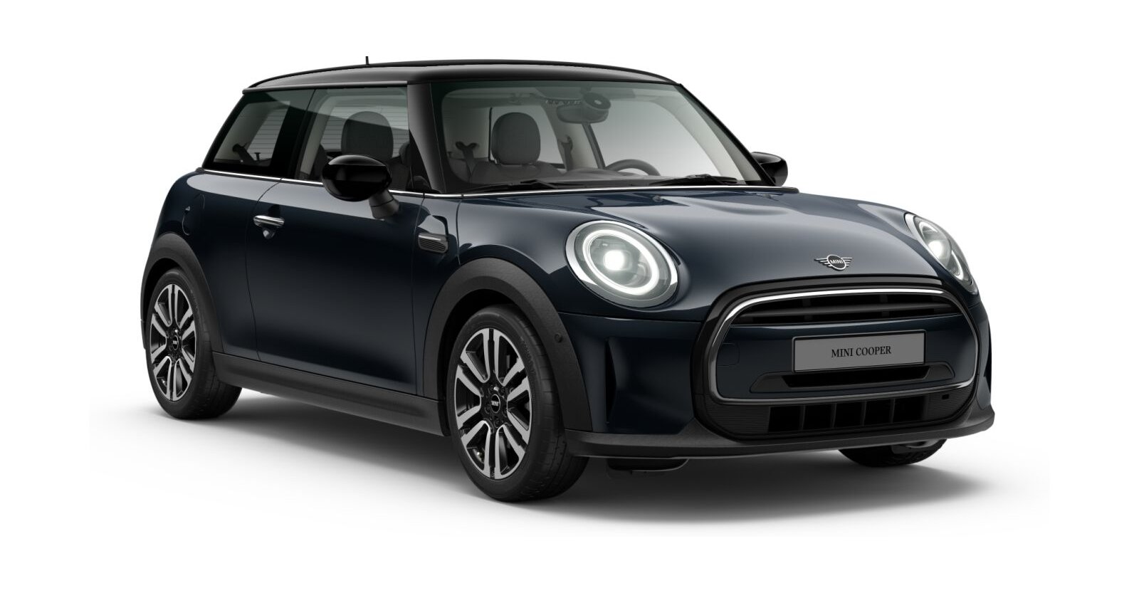 MINI MINI 3-Türer in Schwarz von vorne MINI MINI 3-Türer in Schwarz von vorne