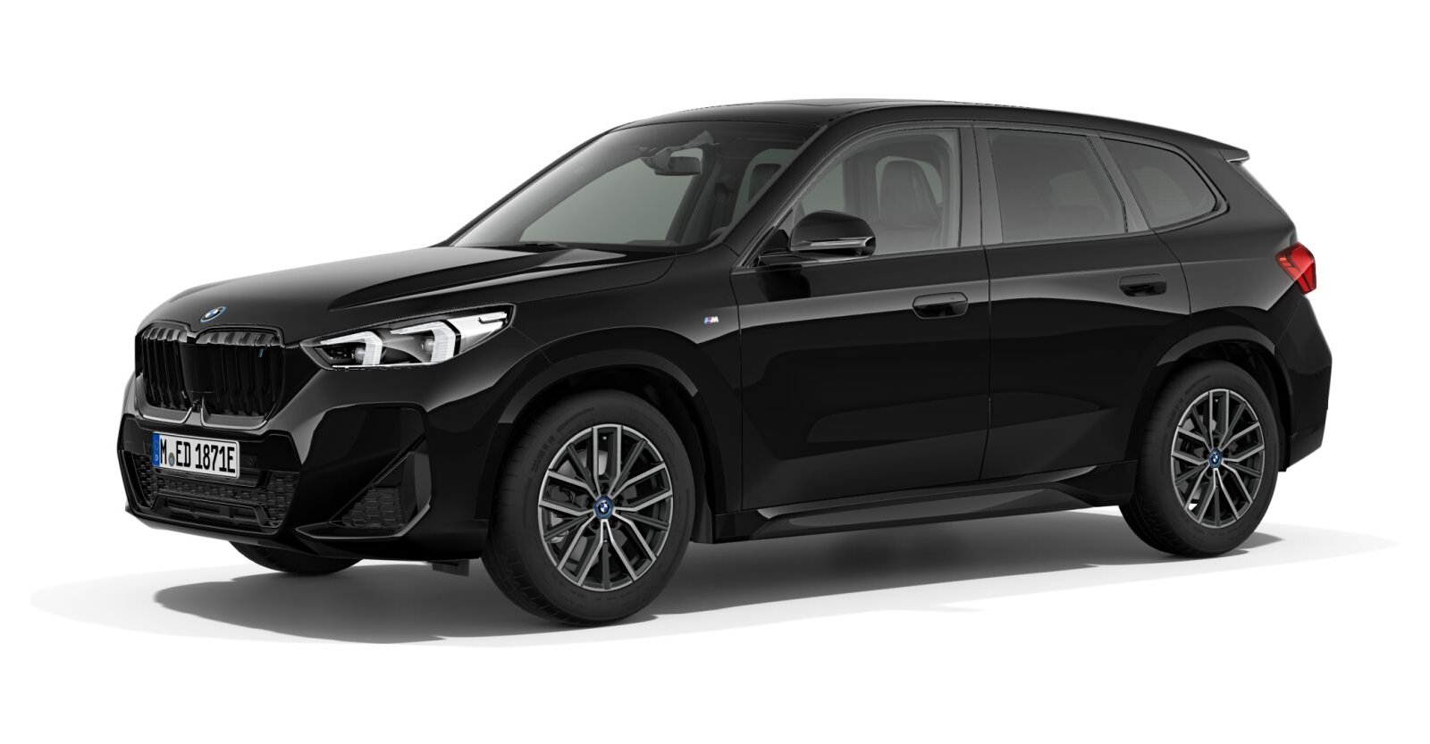 BMW BMW I in Schwarz von vorne BMW BMW I in Schwarz von vorne