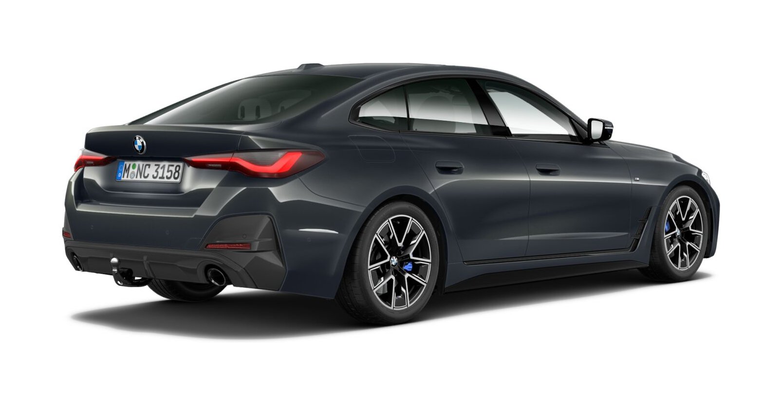 BMW BMW 4er in Grau von hinten