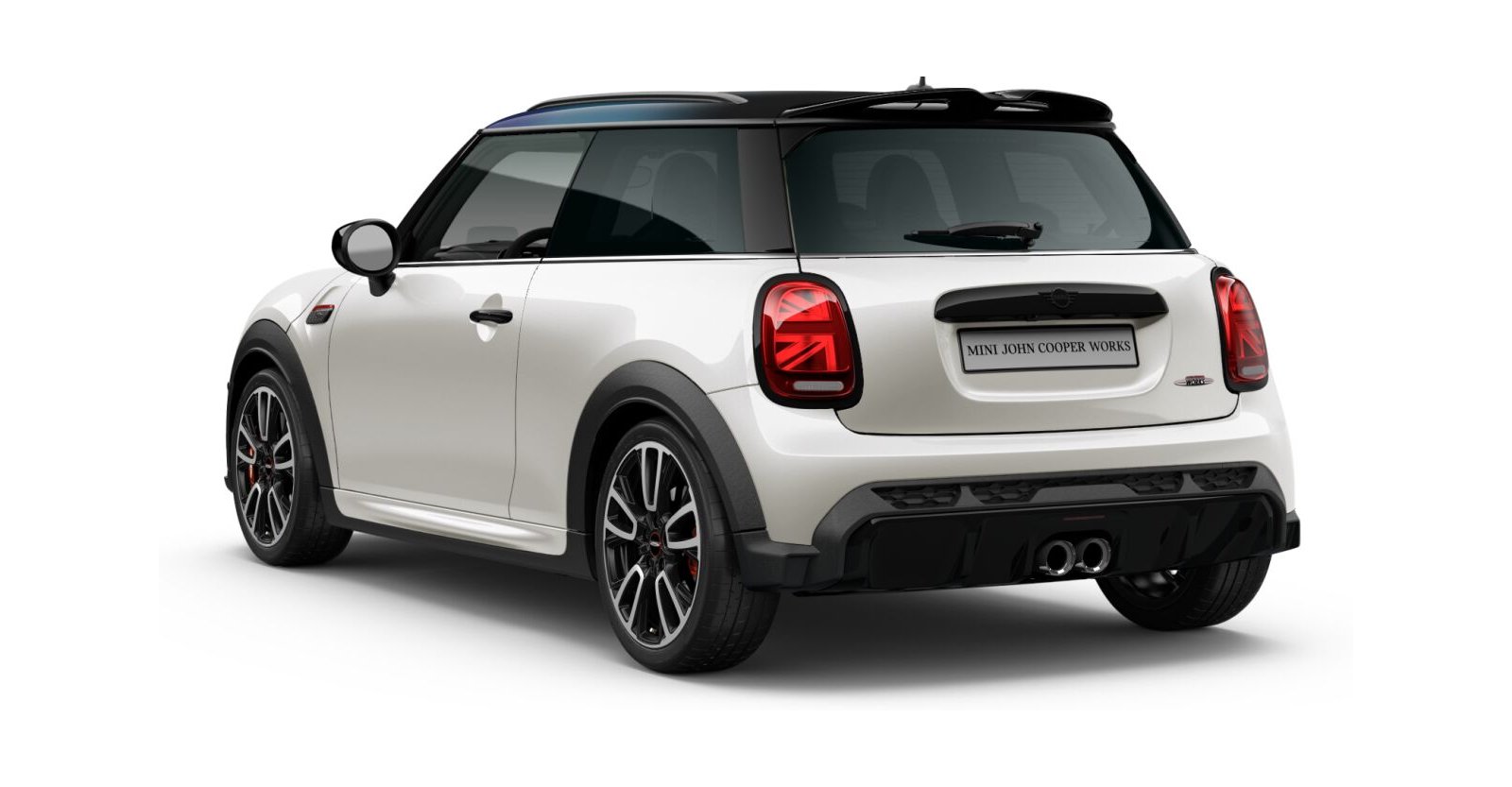 MINI MINI 3-Türer in Weiß von hinten
