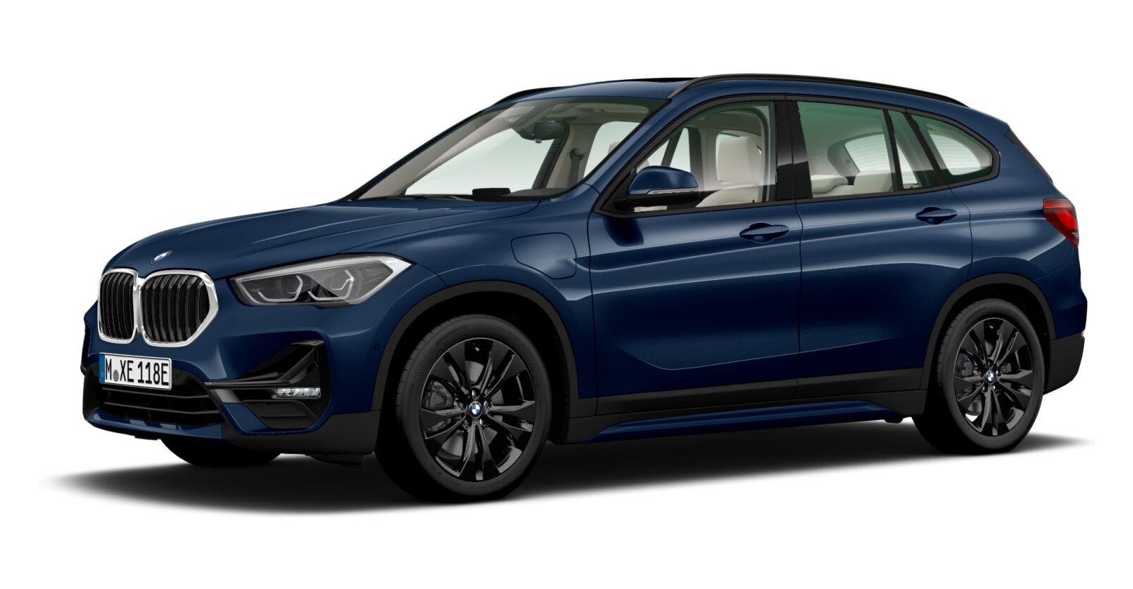 BMW BMW X in Blau von vorne BMW BMW X in Blau von vorne