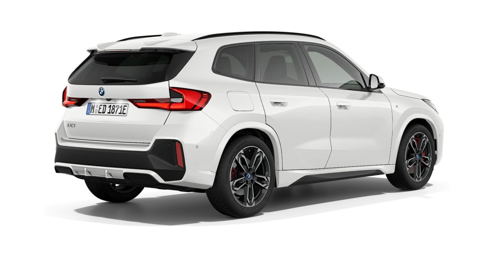 BMW BMW I in Weiß von hinten