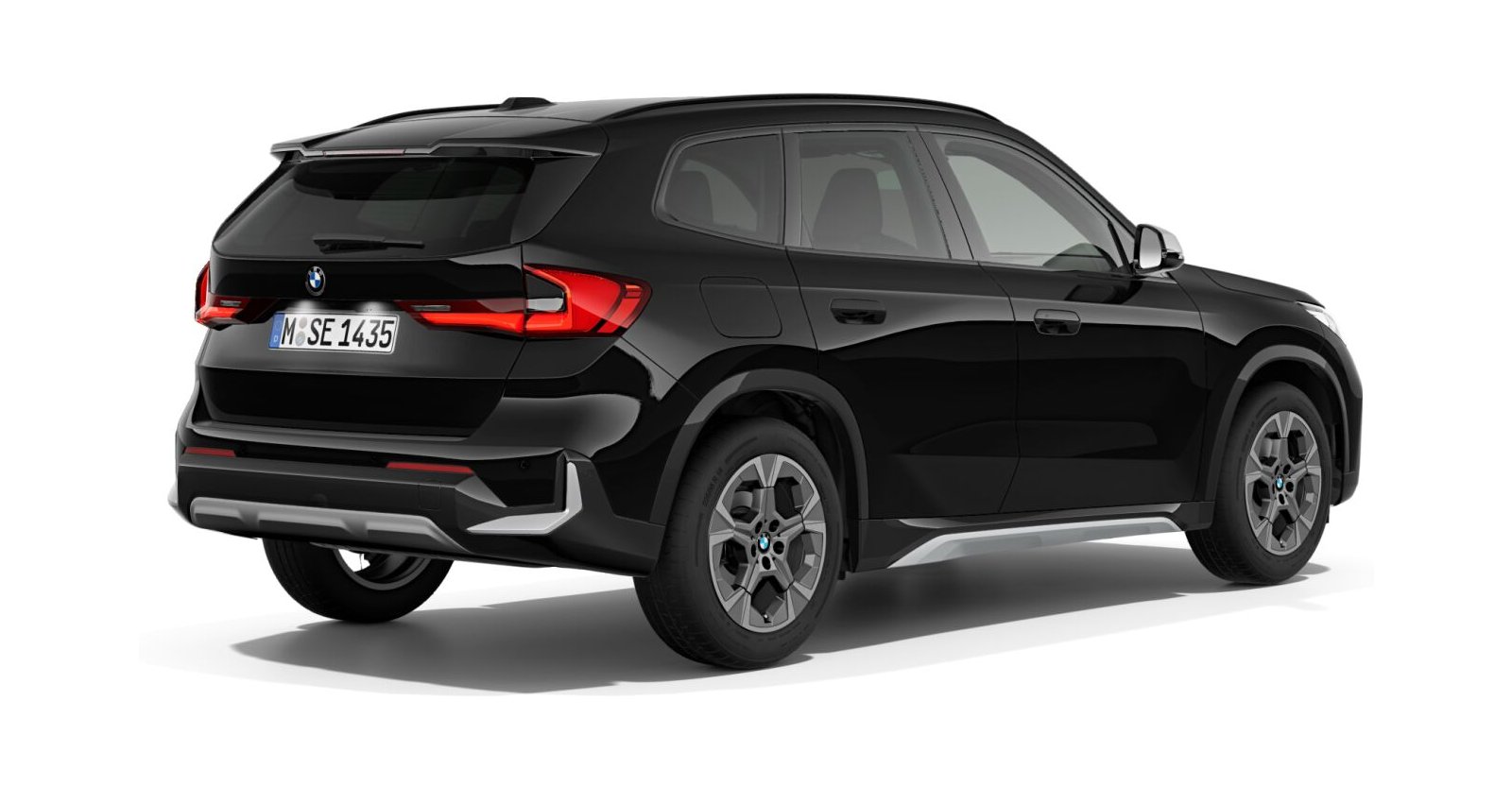 BMW BMW X in Schwarz von hinten BMW BMW X in Schwarz von hinten