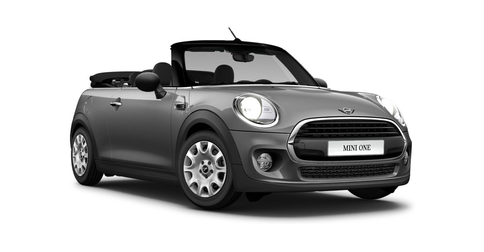 MINI MINI Cabrio in Grau von vorne