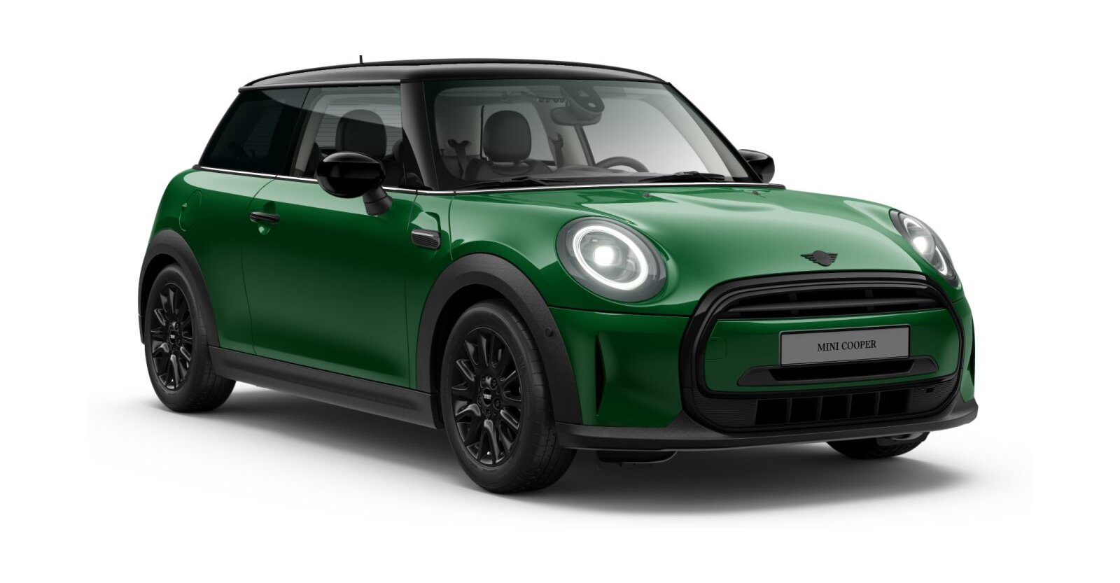 MINI MINI 3-Türer in Grün von vorne