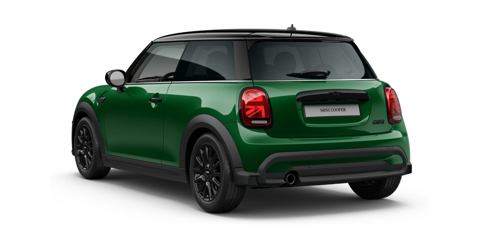 MINI MINI 3-Türer in Grün von hinten