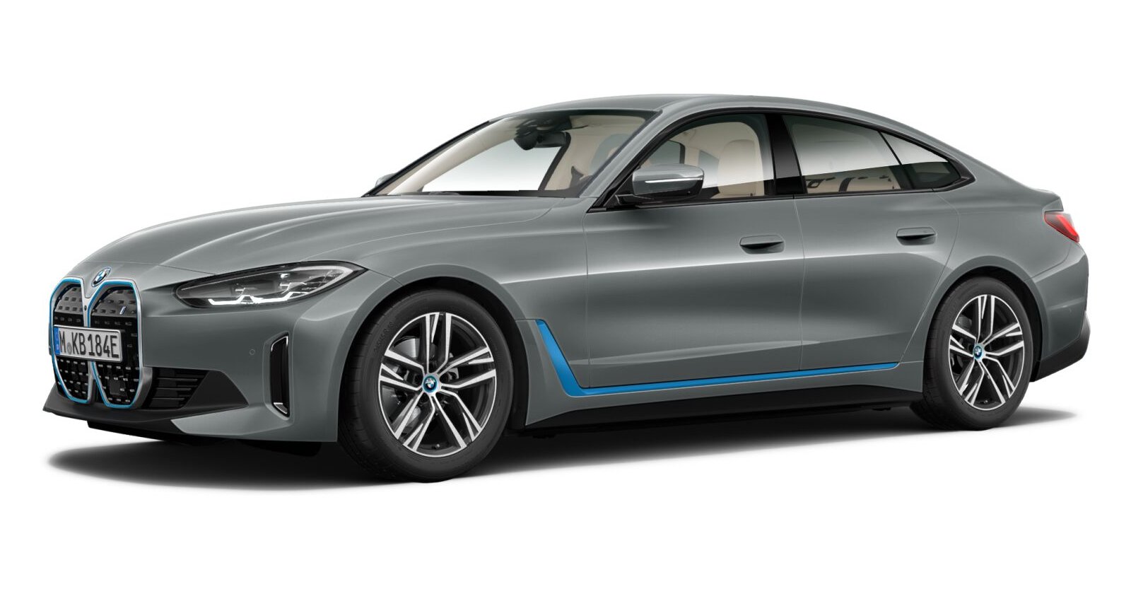 BMW BMW I in Grau von vorne BMW BMW I in Grau von vorne
