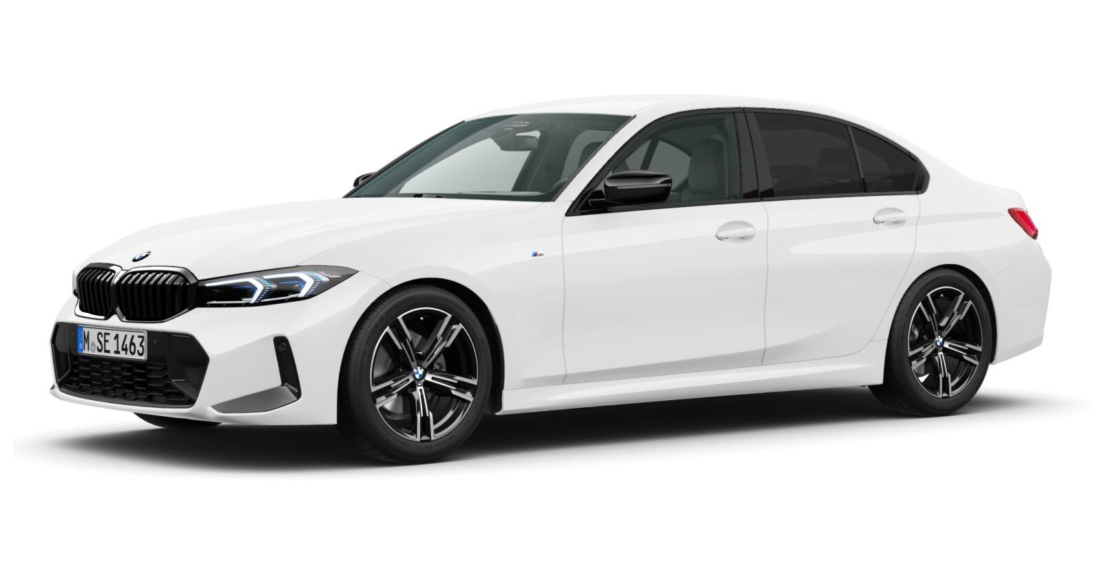 BMW BMW 3er in Weiß von vorne